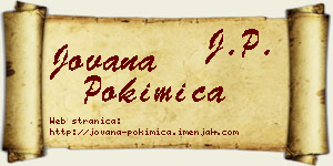 Jovana Pokimica vizit kartica
